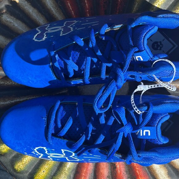 Under Armour Boys' Blur Select MC Jr. Cleats - Blue – 5 - Picture 5 of 12